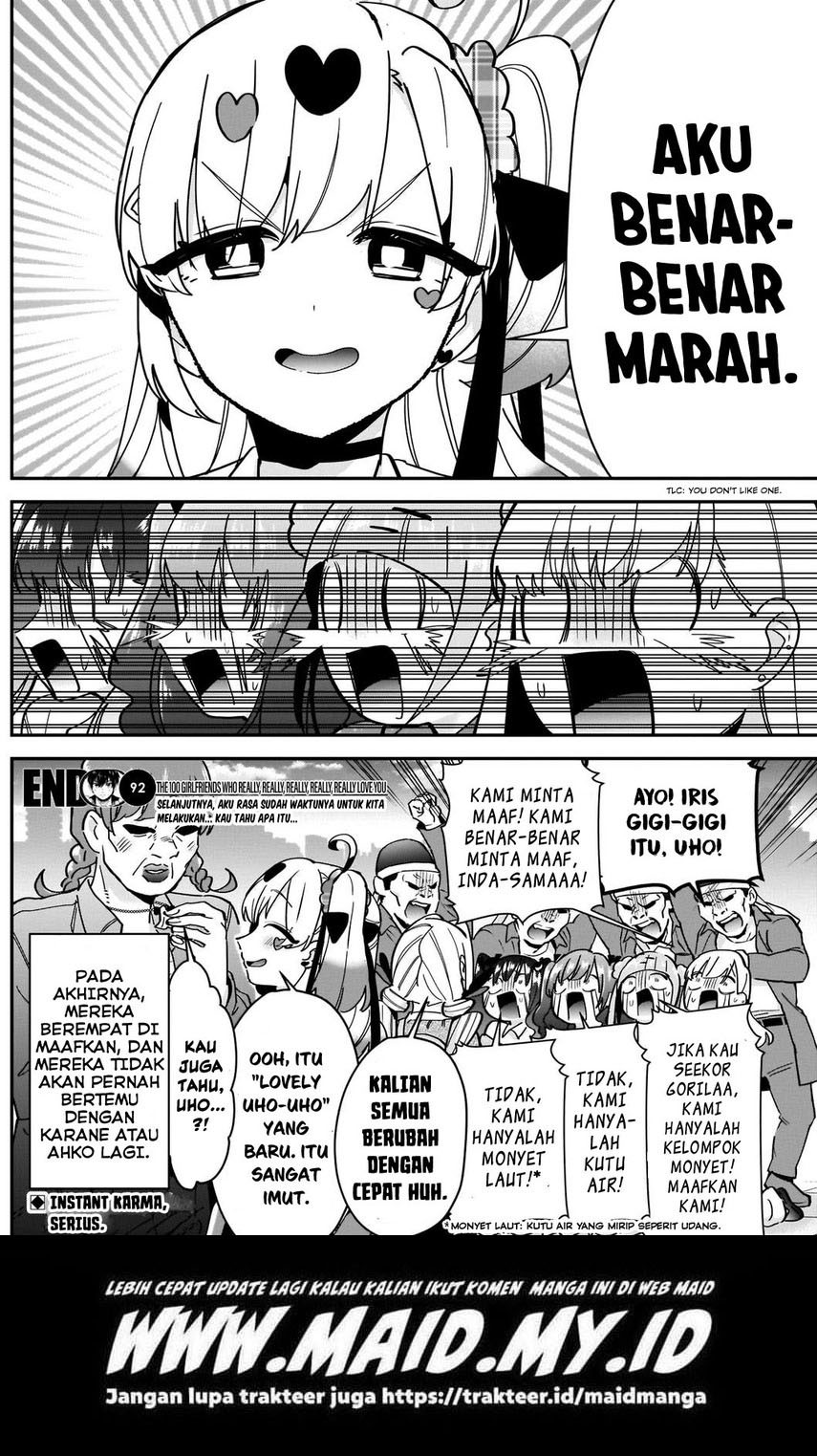 Kimi no Koto ga Dai Dai Dai Dai Daisuki na 100-ri no Kanojo chapter 92